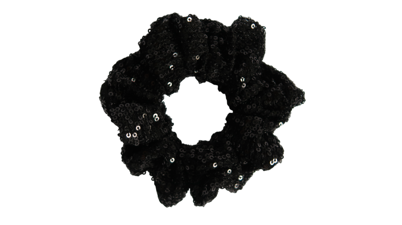 Scruchie - Sequins Noirs Ma boutique