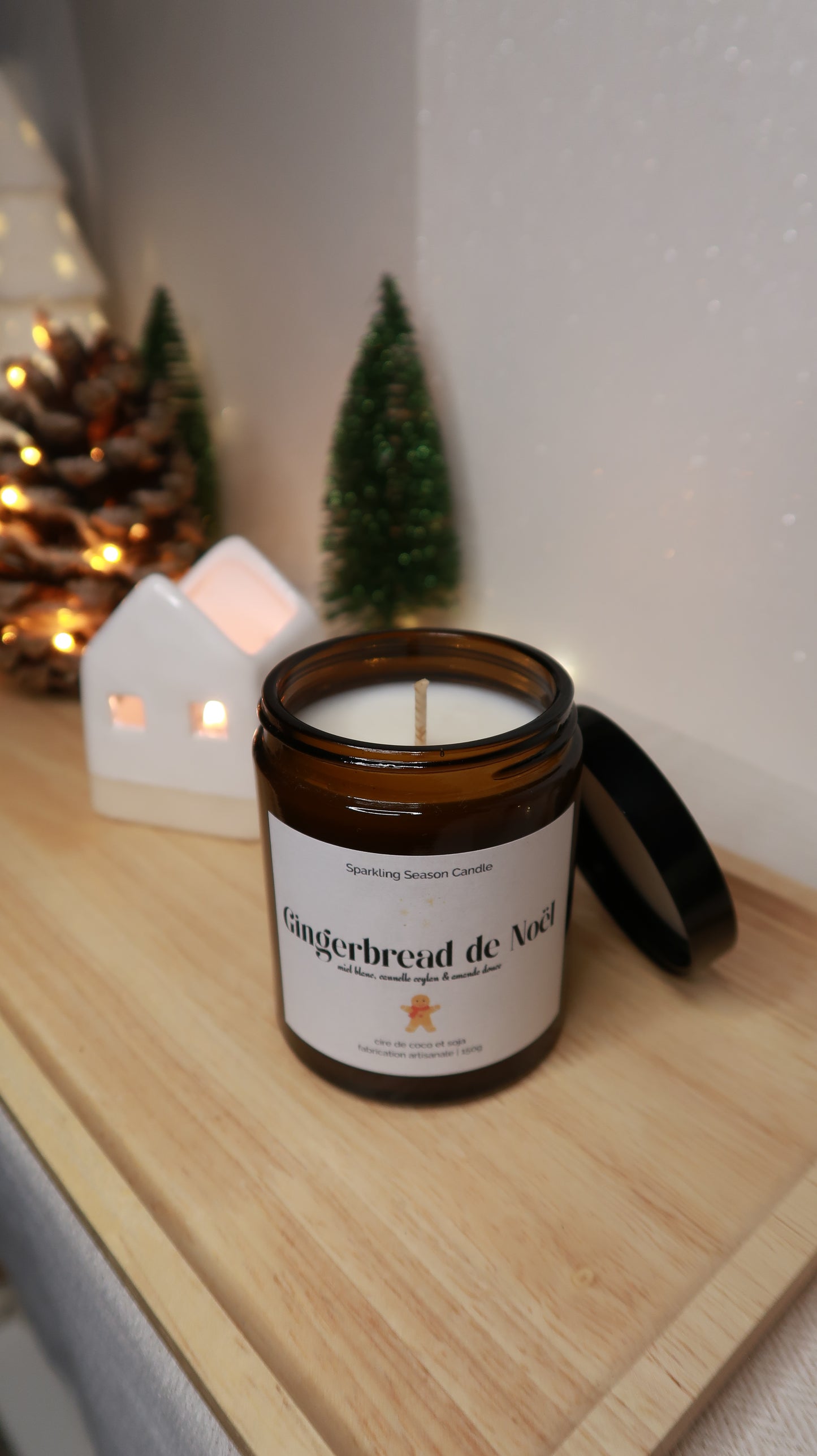 Bougie Gingerbread de Noël Sparkling Season Candle