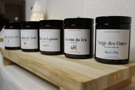 Pack de 5 bougies de Noël Ma boutique