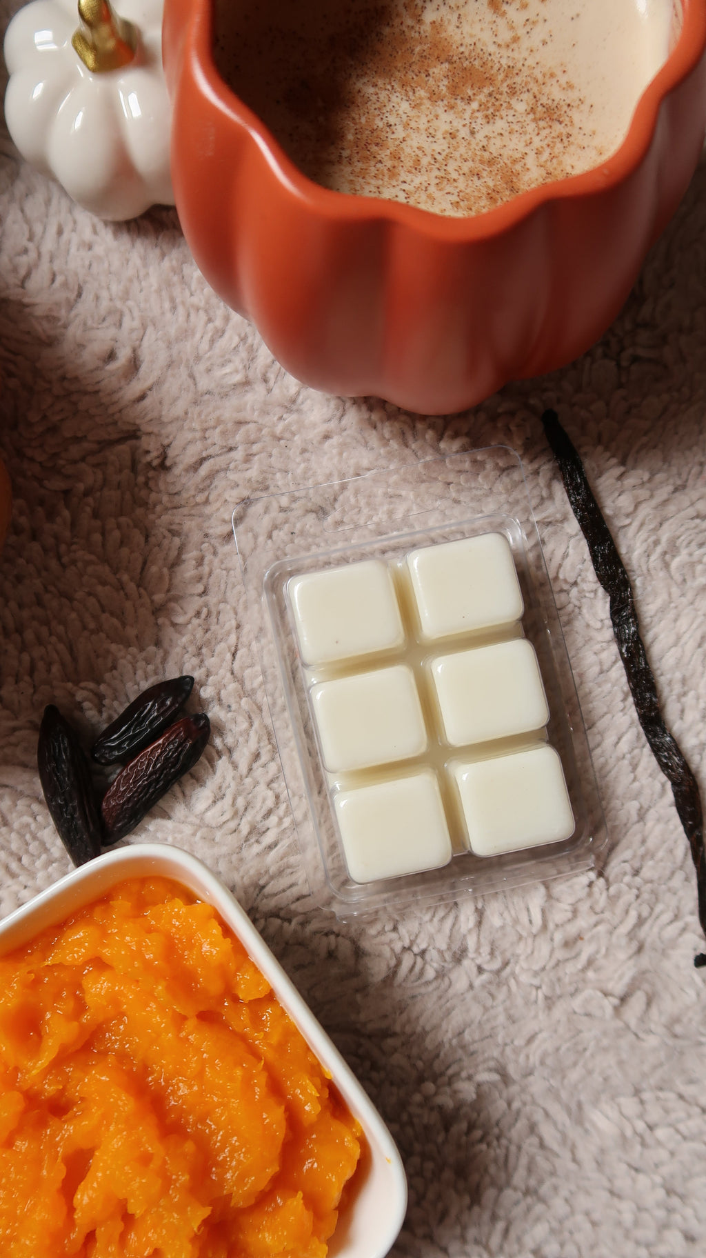 Tablette parfumée Pumpkin Spice Latte - 6 cubes gourmands Ma boutique
