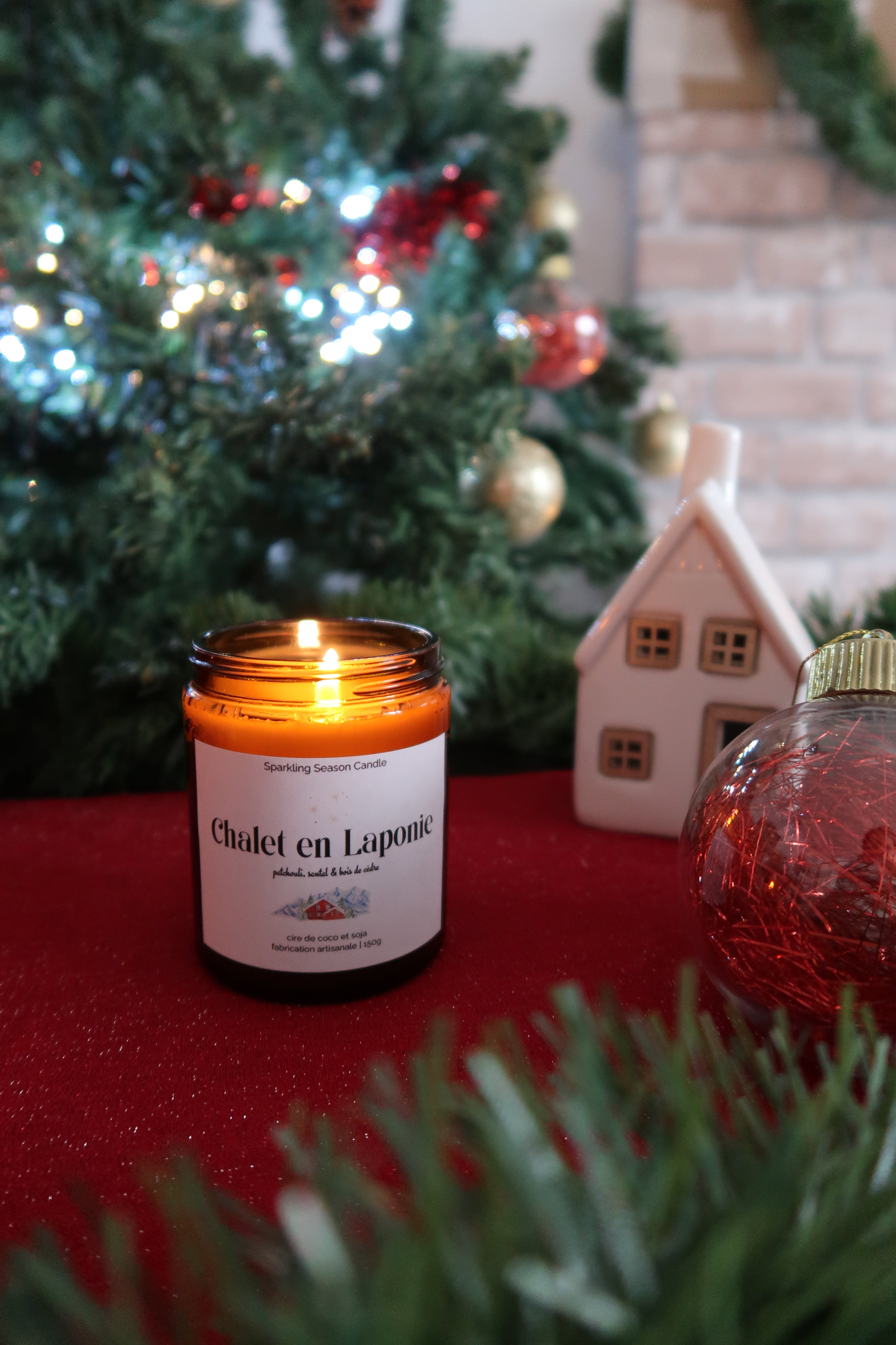 Chalet en Laponie - Bougie parfumée 150g Ma boutique