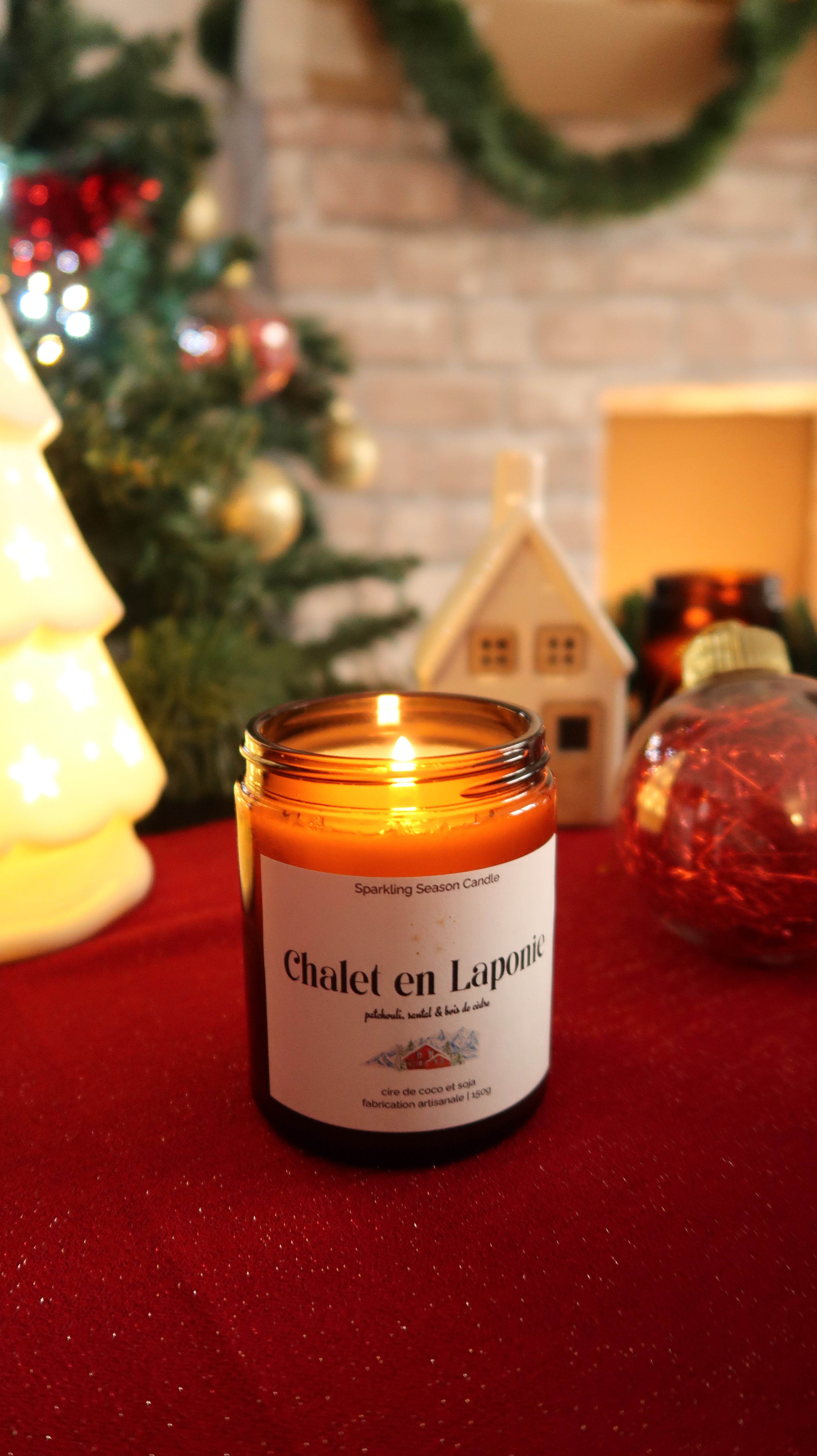 Chalet en Laponie - Bougie parfumée 150g Ma boutique