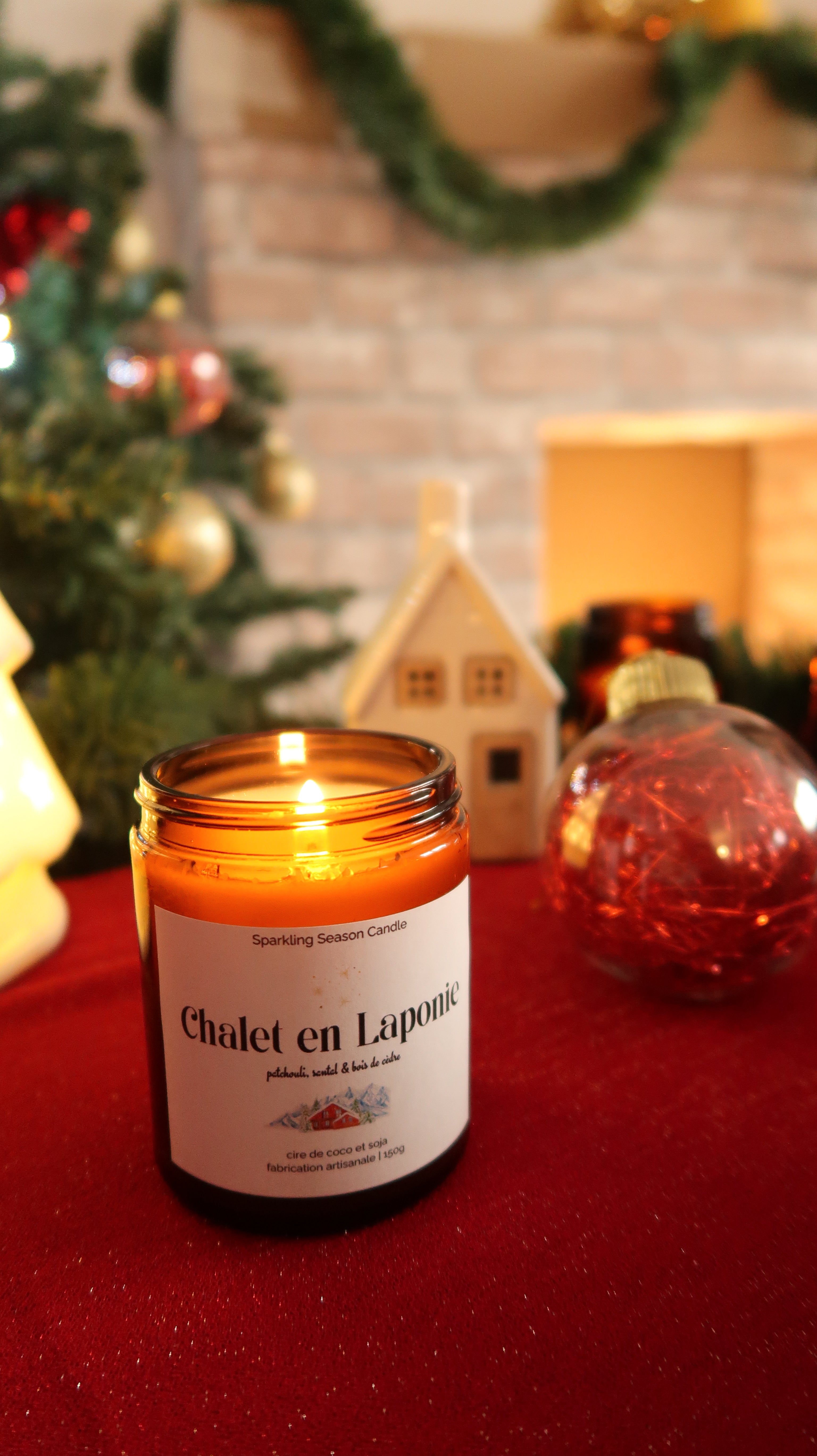 Chalet en Laponie - Bougie parfumée 150g Ma boutique