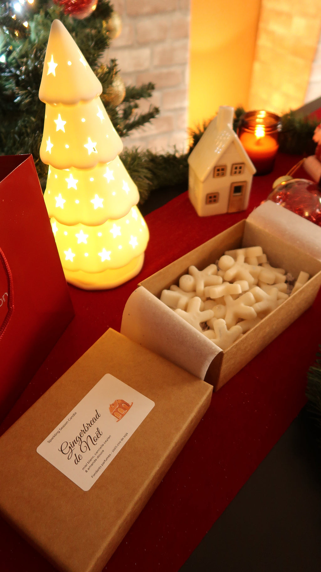 Fondants de cire - Gingerbread de Noël Ma boutique