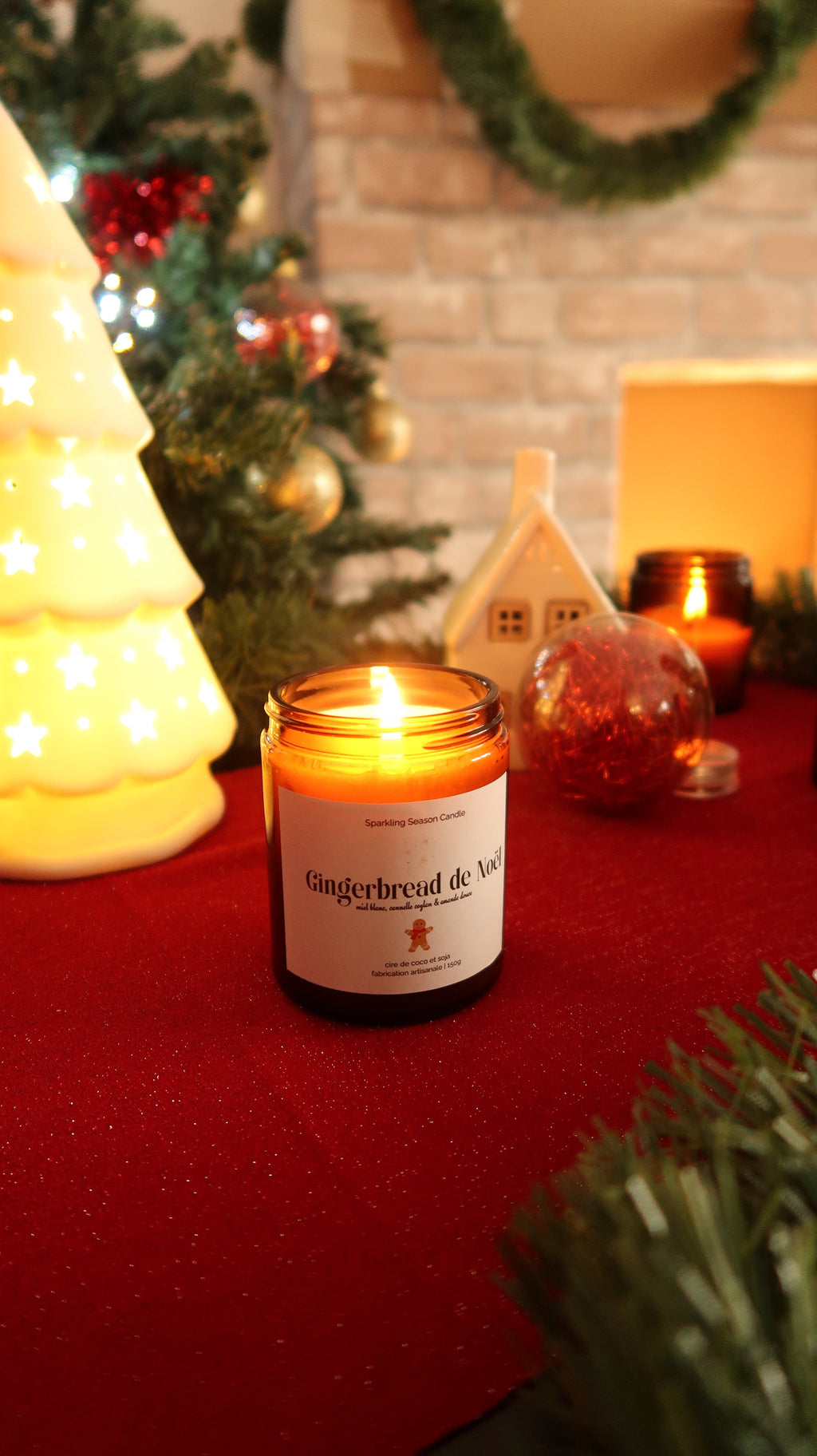 Bougie - Gingerbread de Noël Ma boutique