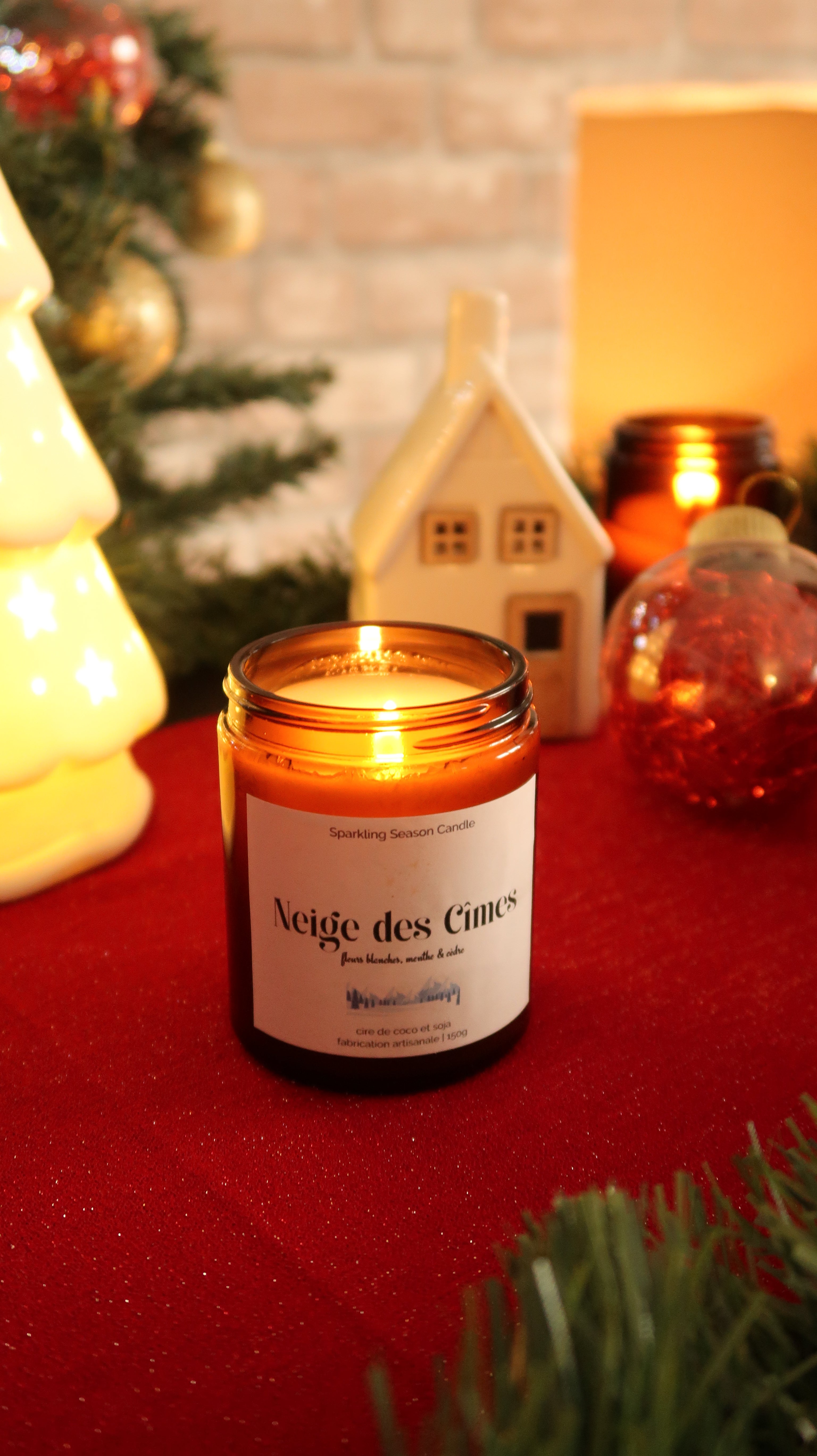 Bougie - Neige des Cîmes Ma boutique