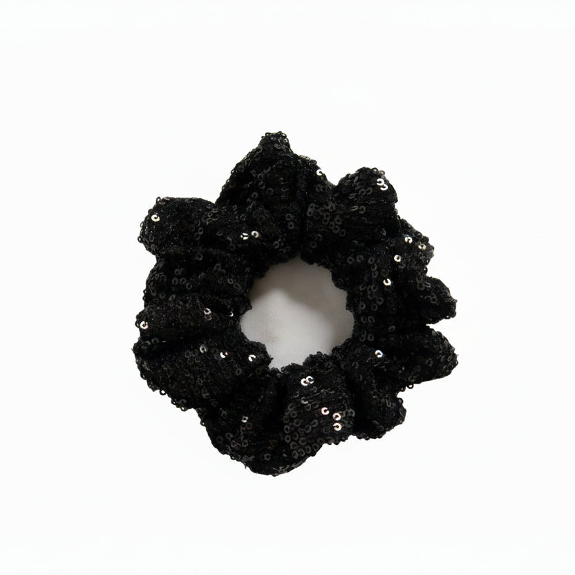 Scruchie - Sequins Noirs Ma boutique