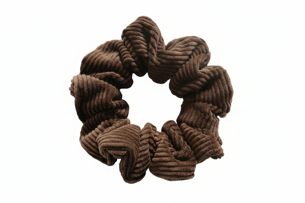 Scrunchie Automne - Velours côtelé, taille médium Ma boutique