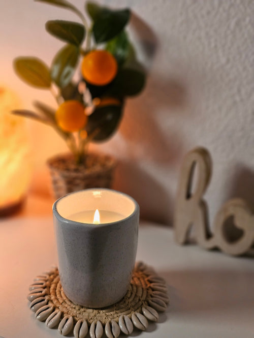 Bougie d'aromathérapie Respire aux huiles essentielles Ma boutique