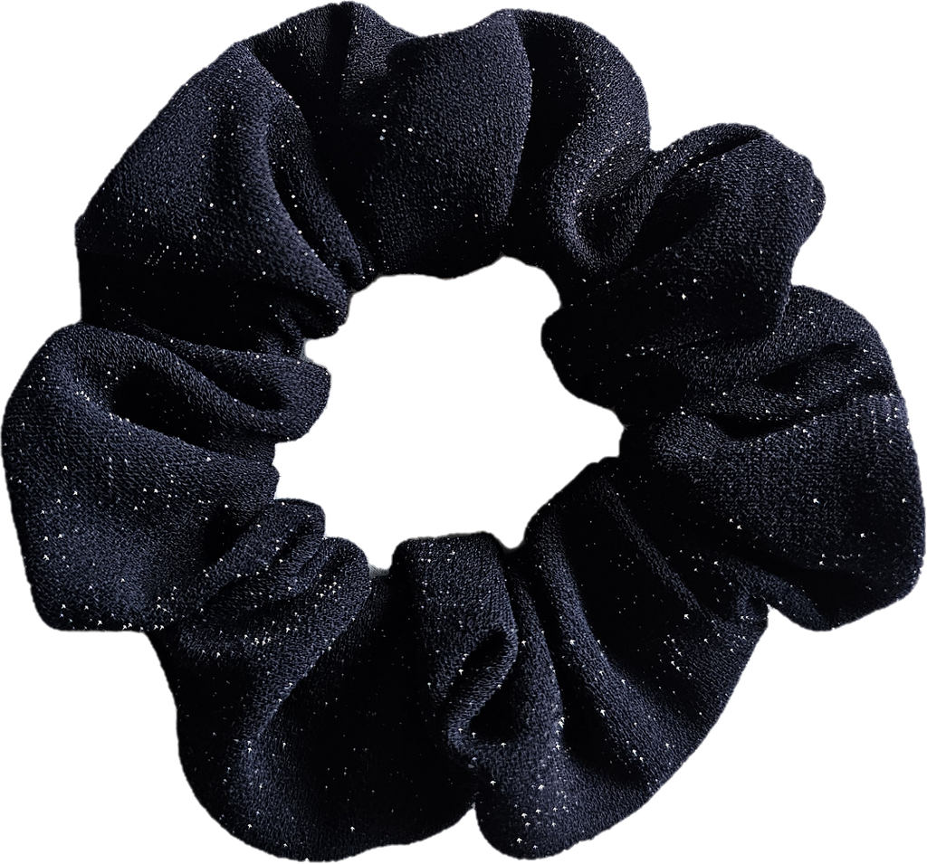 Scrunchie Bleu Nuit Pailleté