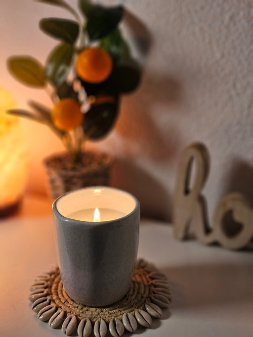 Bougie d'aromathérapie Respire aux huiles essentielles Ma boutique