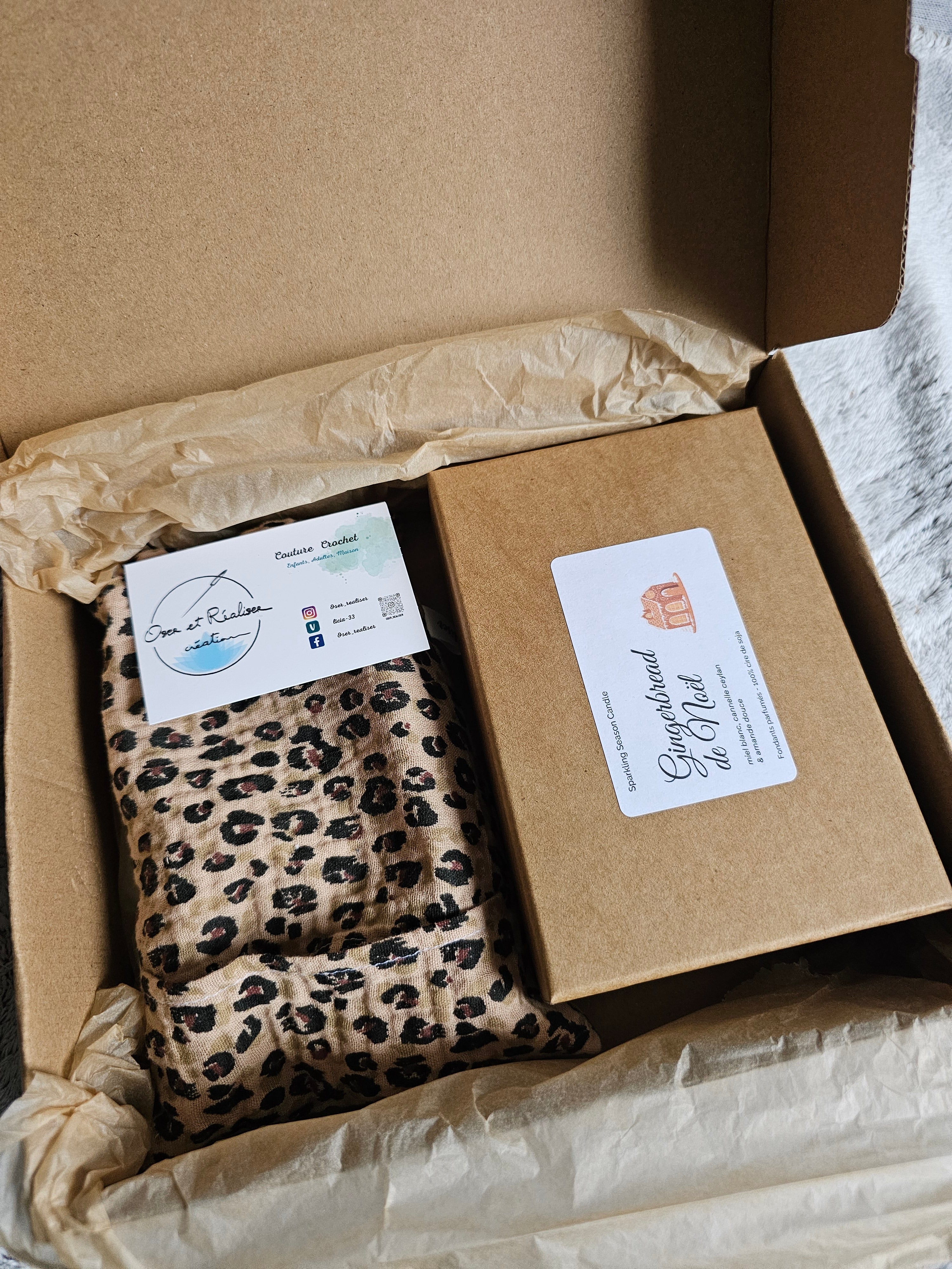 Box Bouillotte & Fondants de Noël Sparkling Season Candle