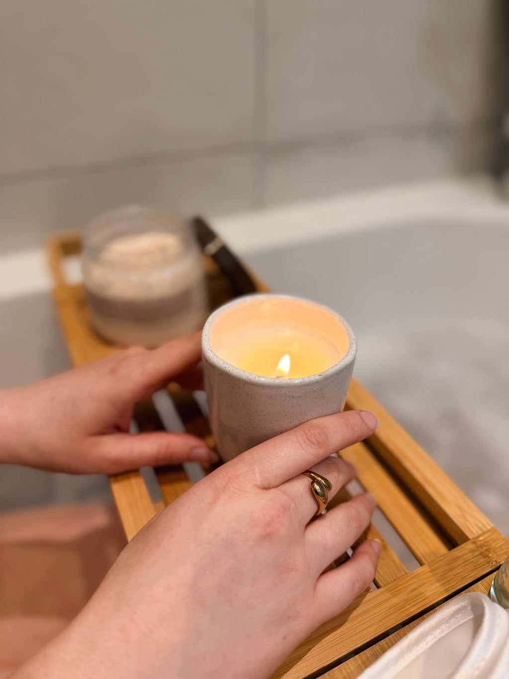 Bougie d'aromathérapie Respire aux huiles essentielles Ma boutique