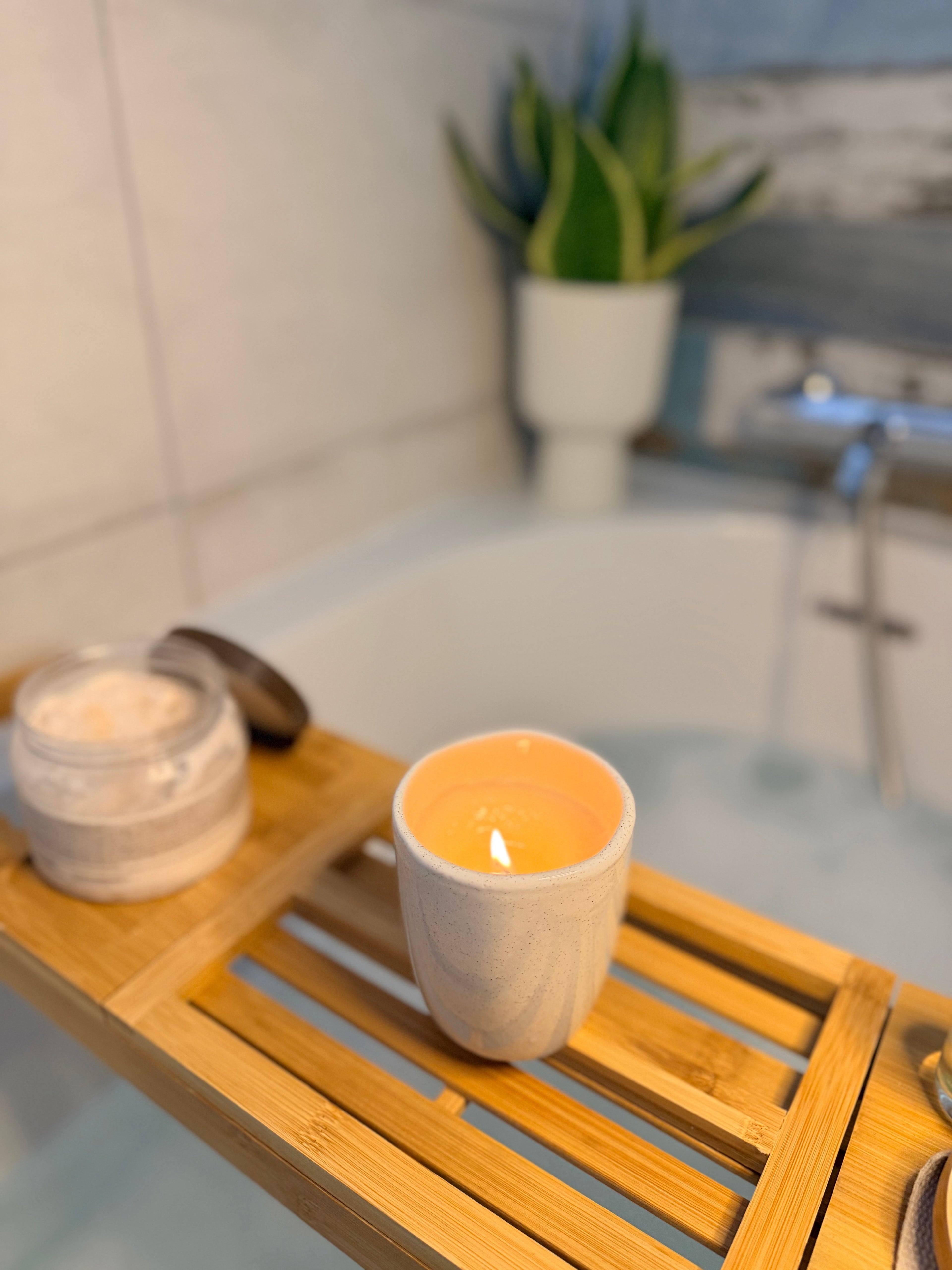 Bougie d'aromathérapie Respire aux huiles essentielles Ma boutique